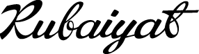 Rubaiyat